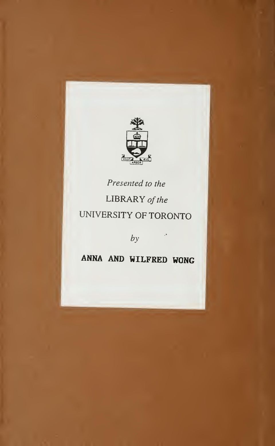 UNIVERSITY OF TORONTO