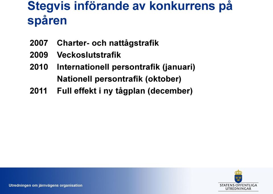 2010 Internationell persontrafik (januari) Nationell