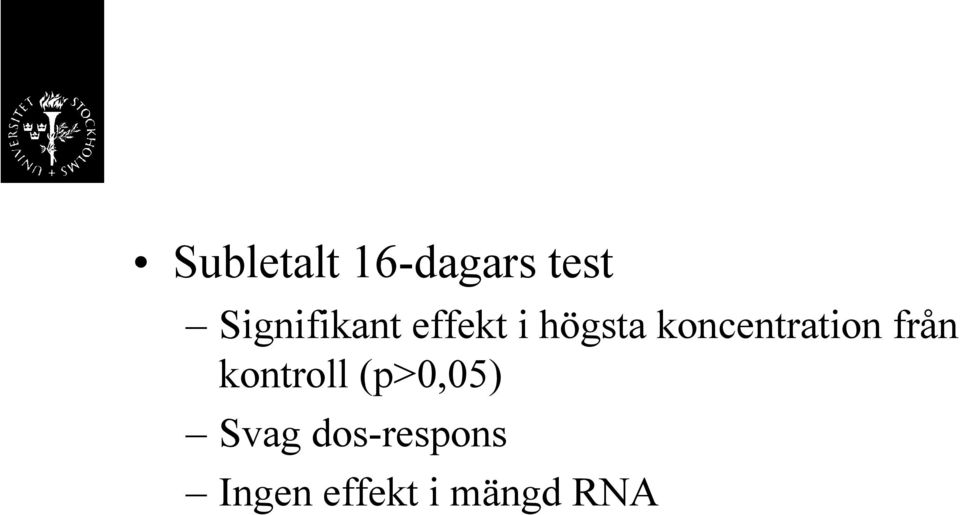 koncentration från kontroll