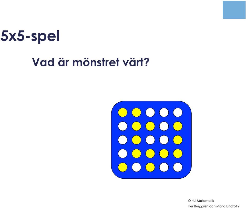 Kul Matematik Per