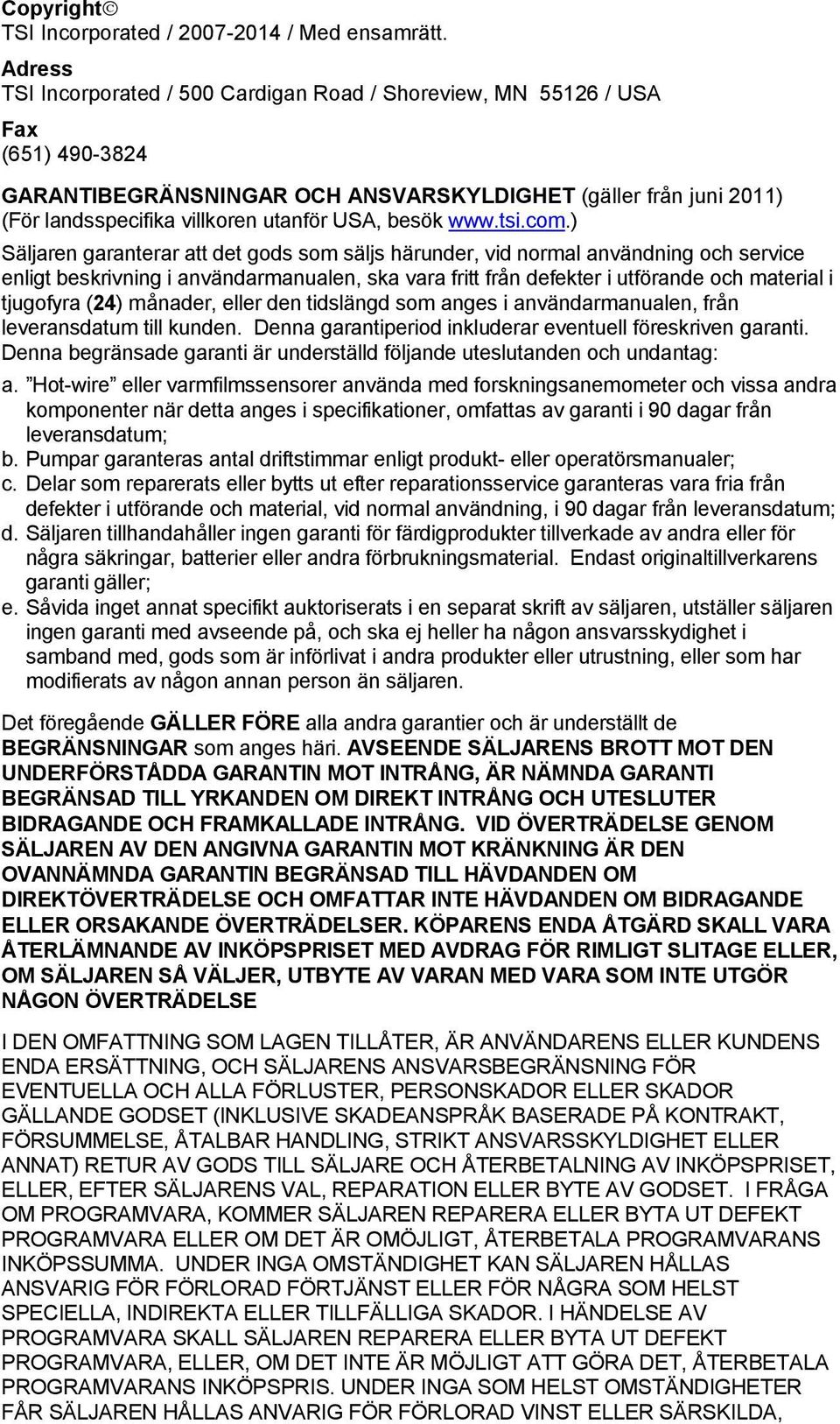 besök www.tsi.com.