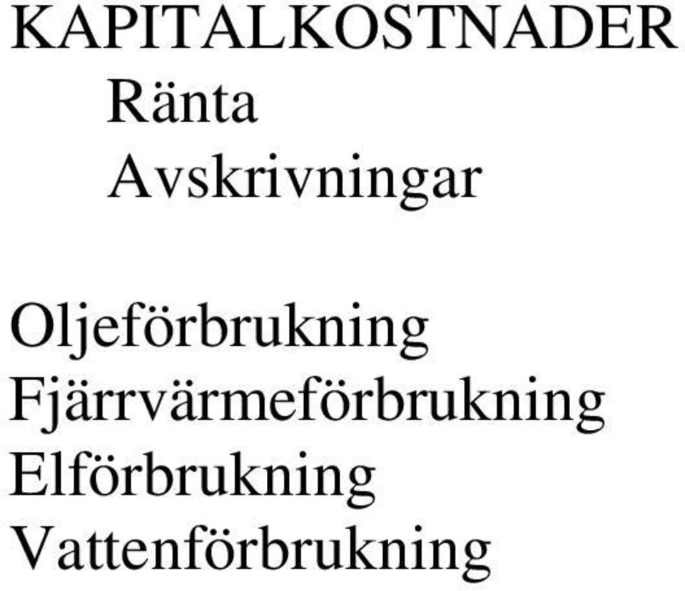 Oljeförbrukning