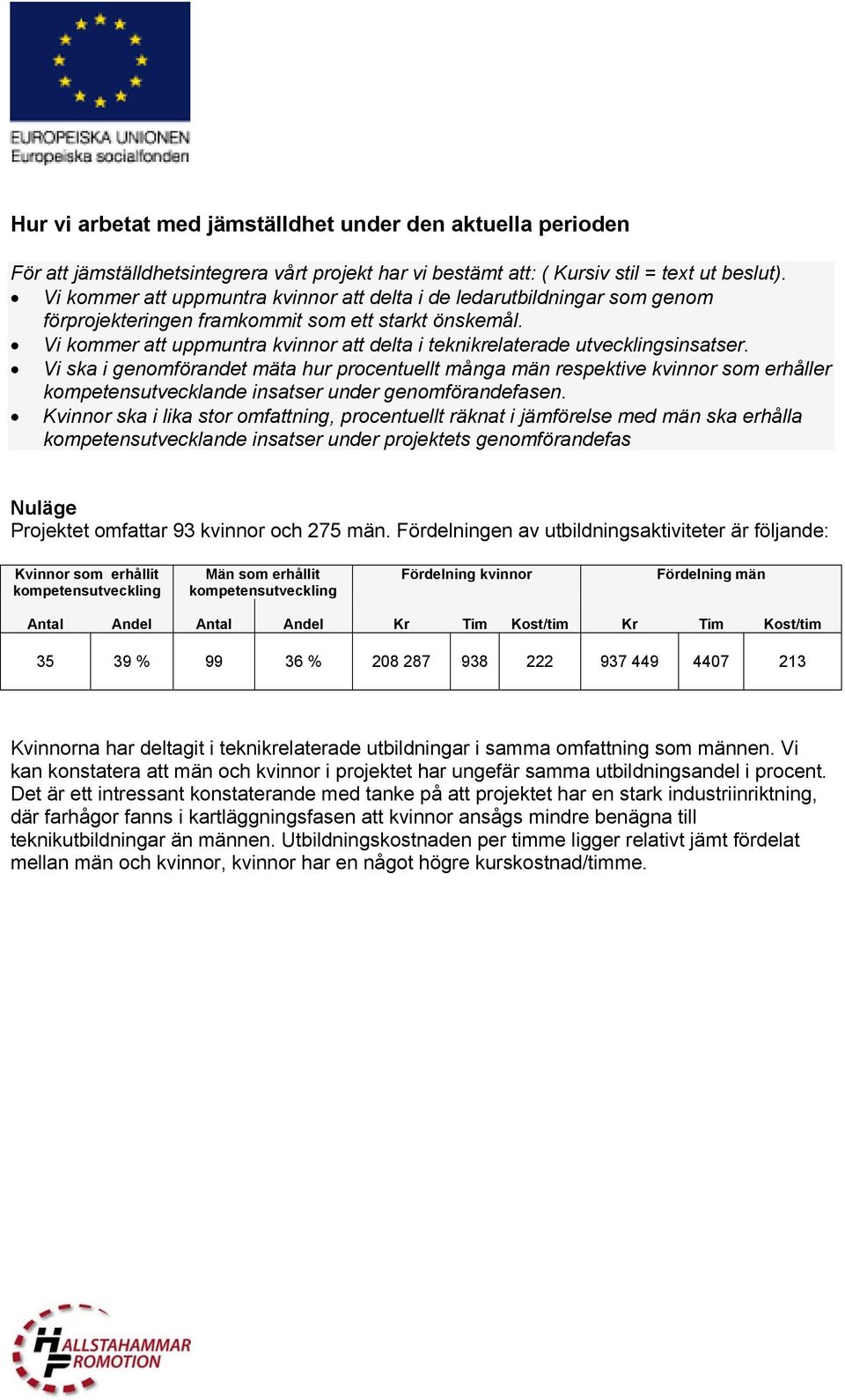 Vi kommer att uppmuntra kvinnor att delta i teknikrelaterade utvecklingsinsatser.