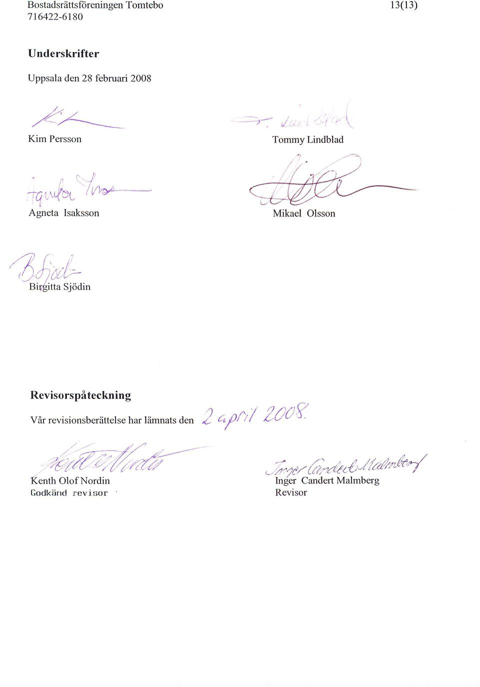 \ TommyLindblad Agneta Isaksson Mikael Olsson,f: t ),hntt= Biefitta Sjodin