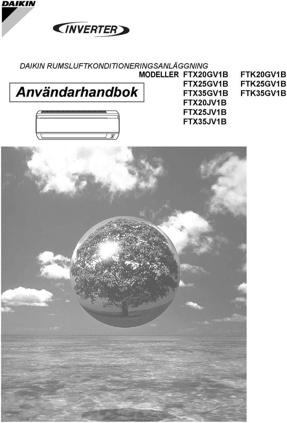 Användarhandbok MODELLER FTX20GV1B