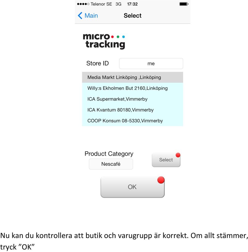 butik och varugrupp