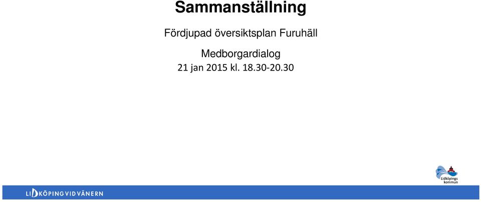 översiktsplan Furuhäll