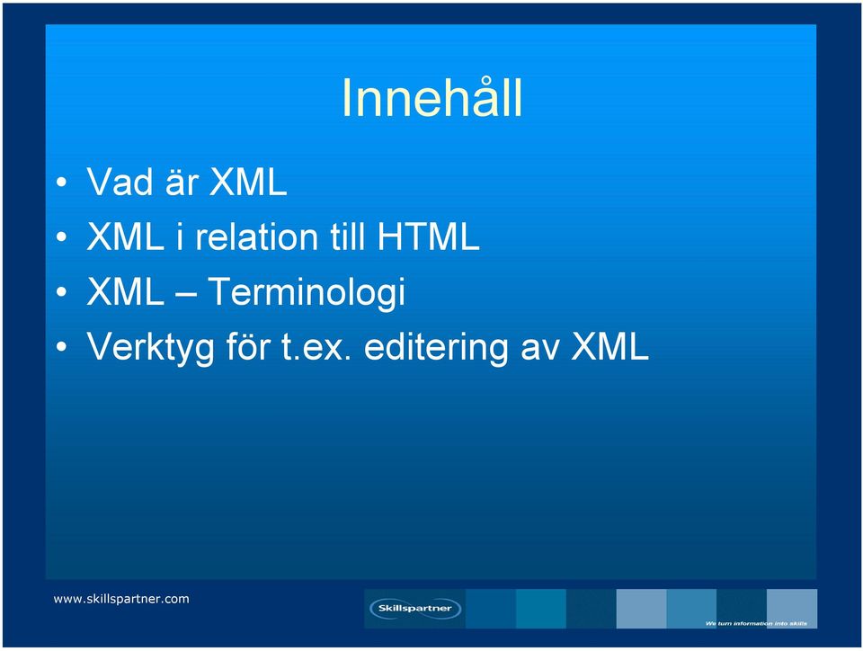 XML Terminologi Verktyg