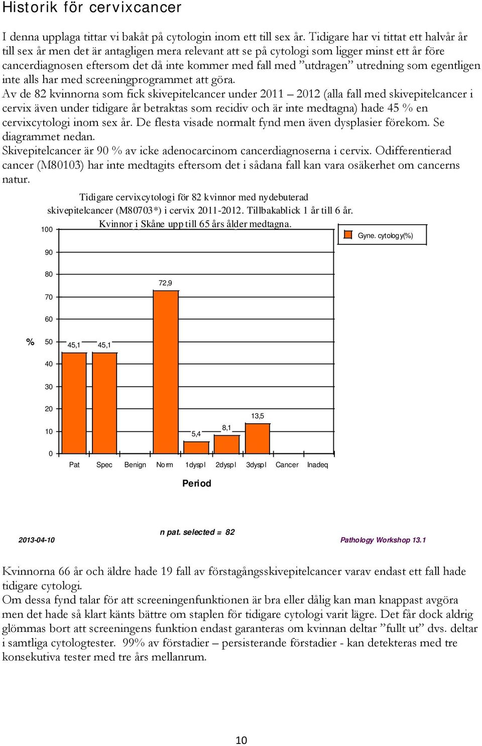 utredning som egentligen inte alls har med screeningprogrammet att göra.