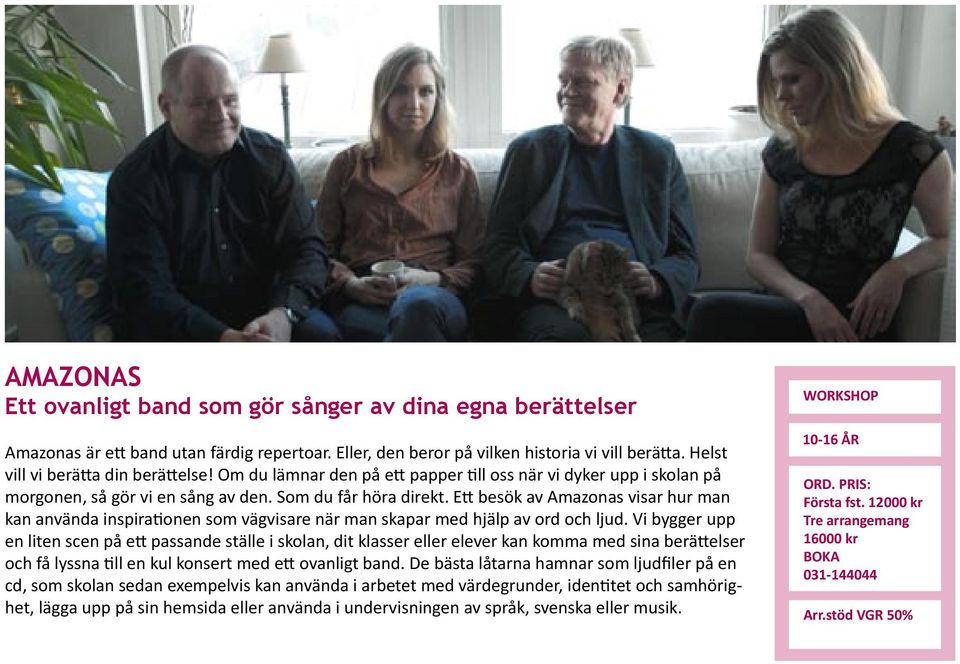 E besök av Amazonas visar hur man kan använda inspira onen som vägvisare när man skapar med hjälp av ord och ljud.