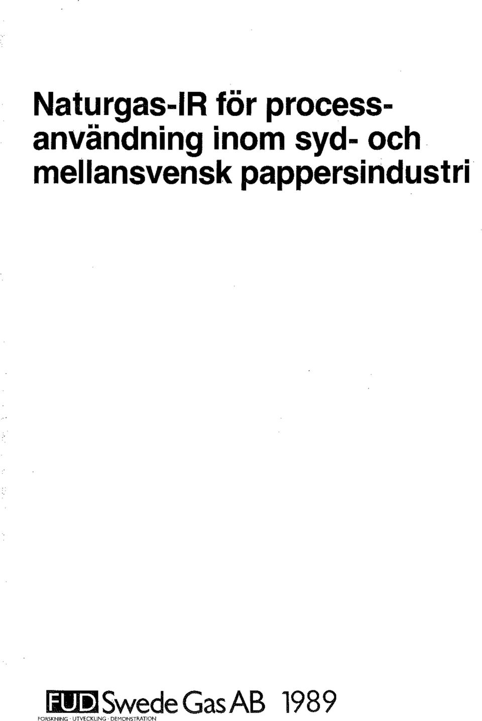 pappersindustri lidj JSwede Gas