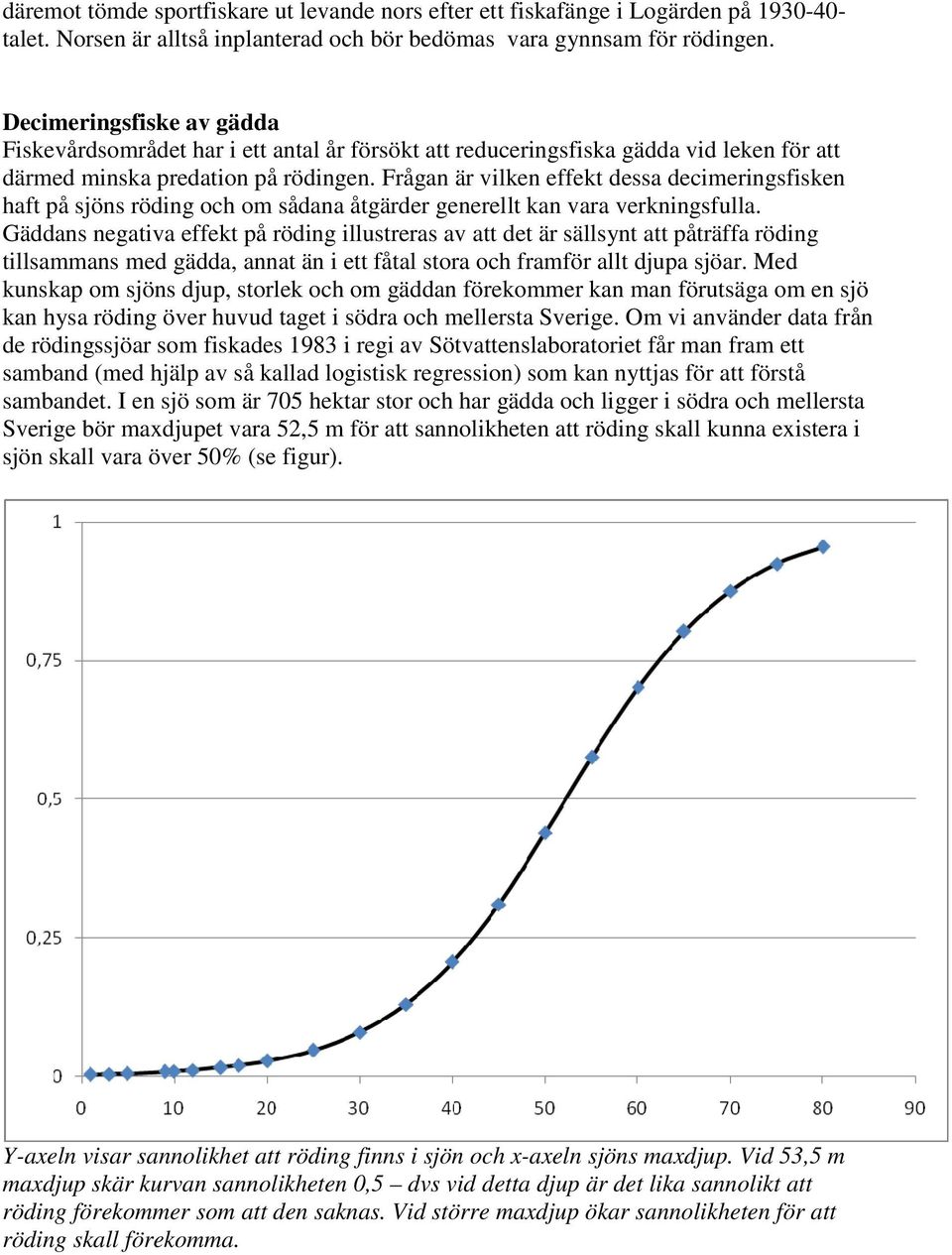 Frågan är vilken effekt dessa decimeringsfisken haft på sjöns röding och om sådana åtgärder generellt kan vara verkningsfulla.