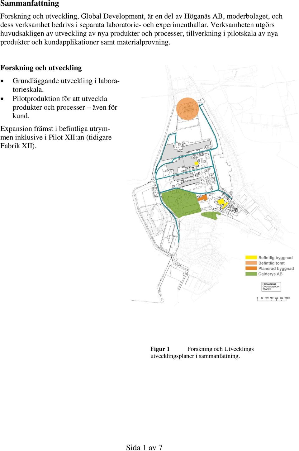 Verksamheten utgörs huvudsakligen av utveckling av nya produkter och processer, tillverkning i pilotskala av nya produkter och kundapplikationer samt