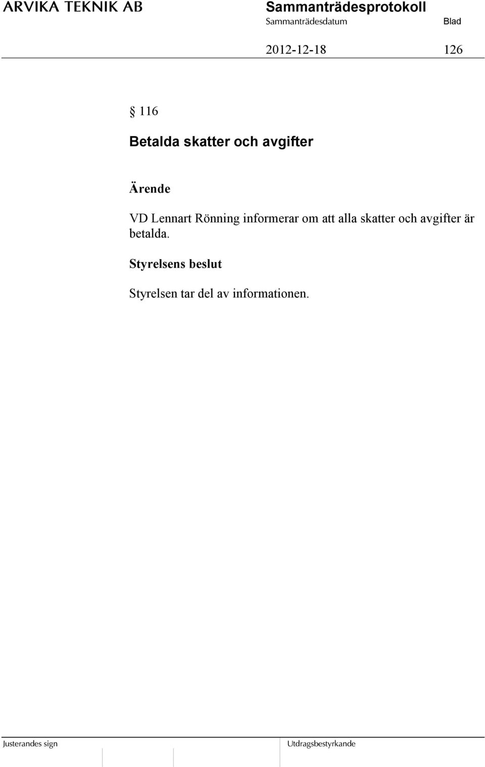 om att alla skatter och avgifter är