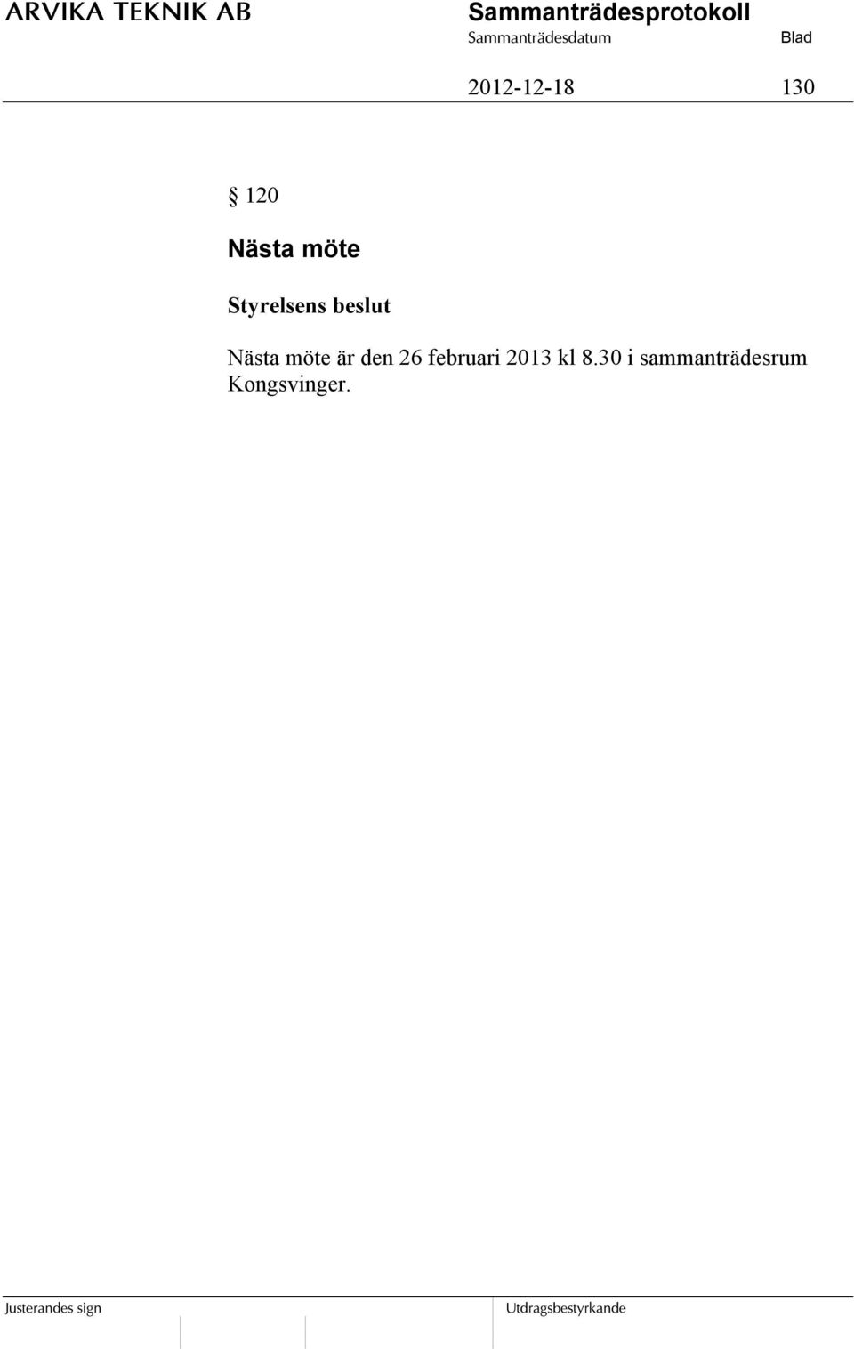 februari 2013 kl 8.