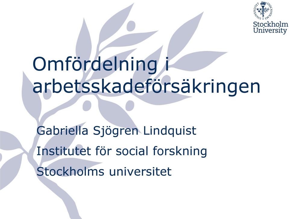 Gabriella Sjögren Lindquist