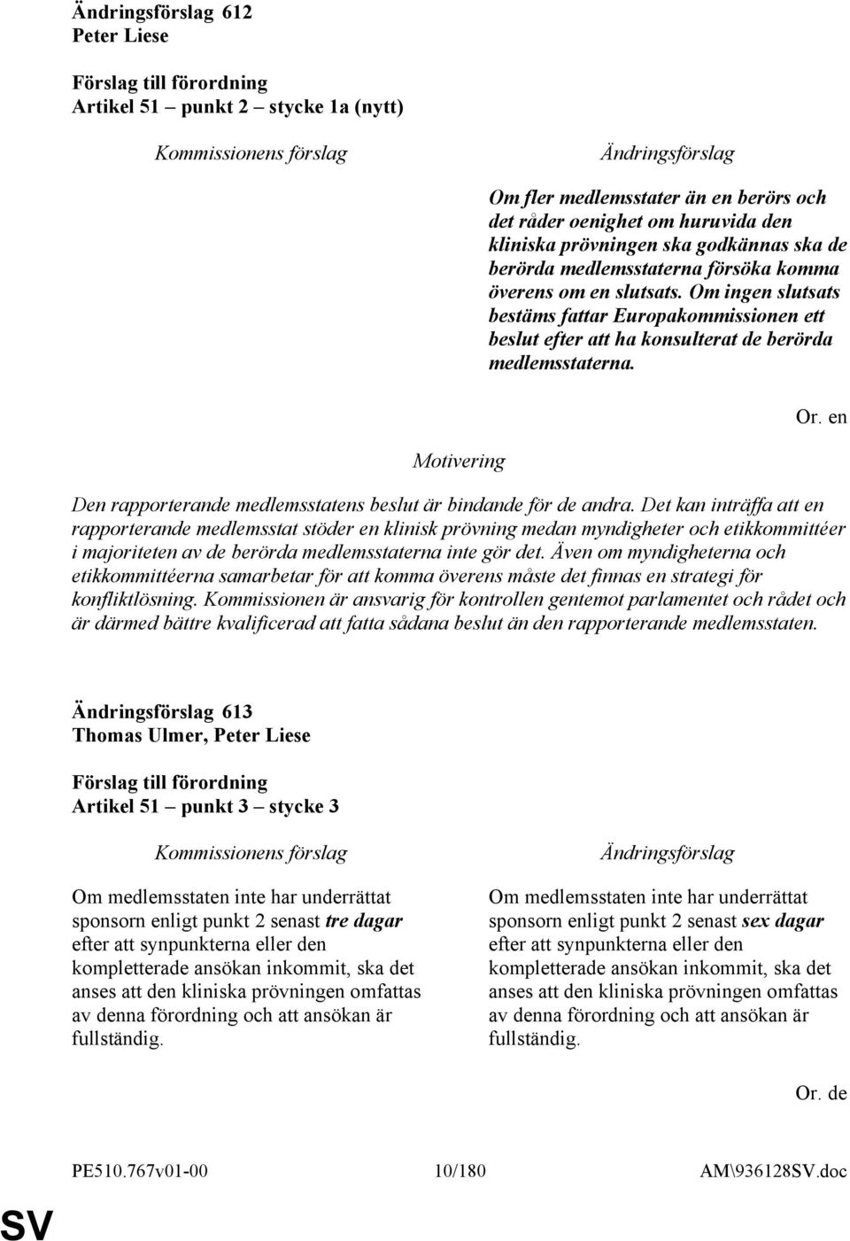 Den rapporterande medlemsstatens beslut är bindande för de andra.