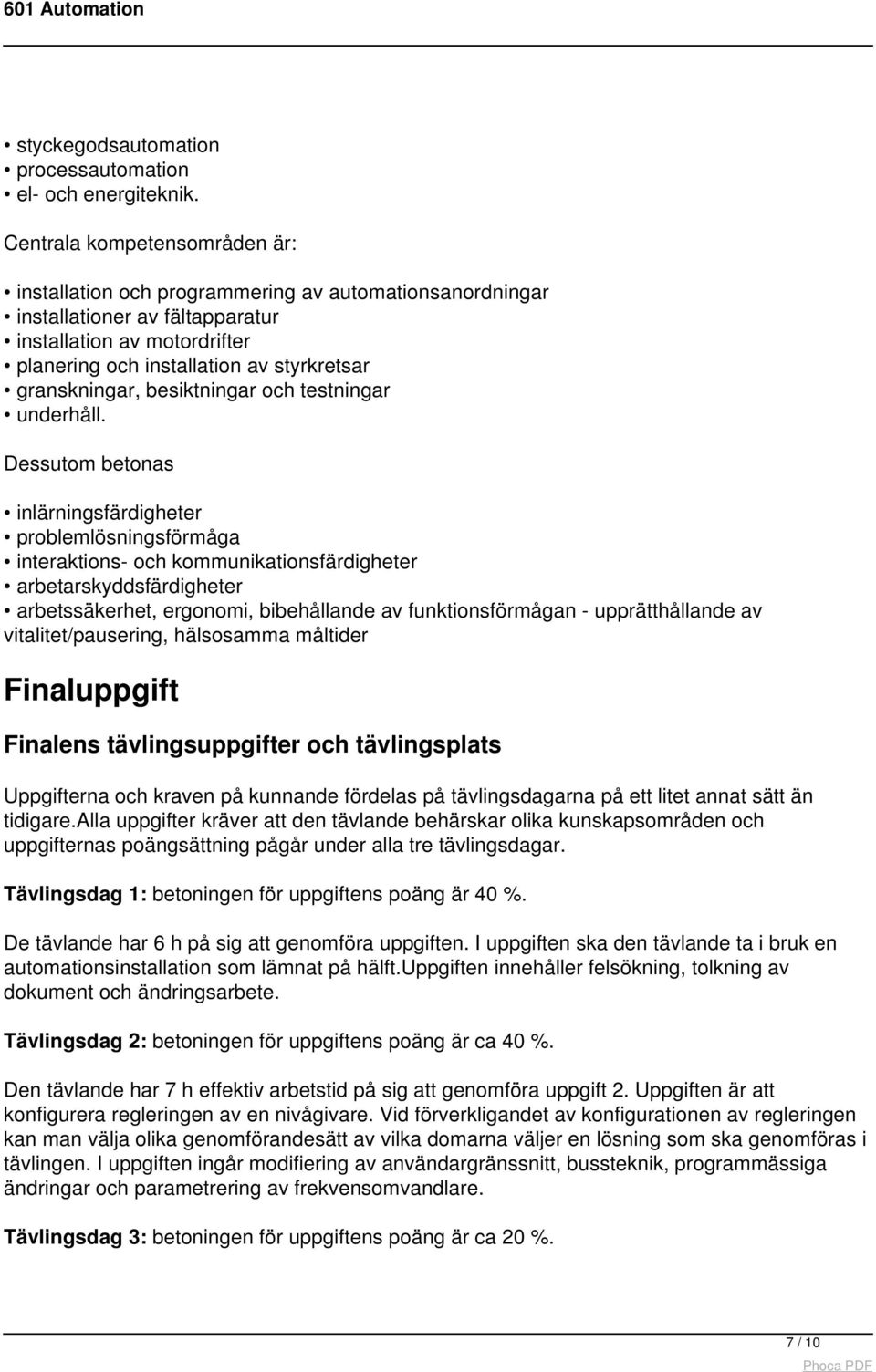 granskningar, besiktningar och testningar underhåll.