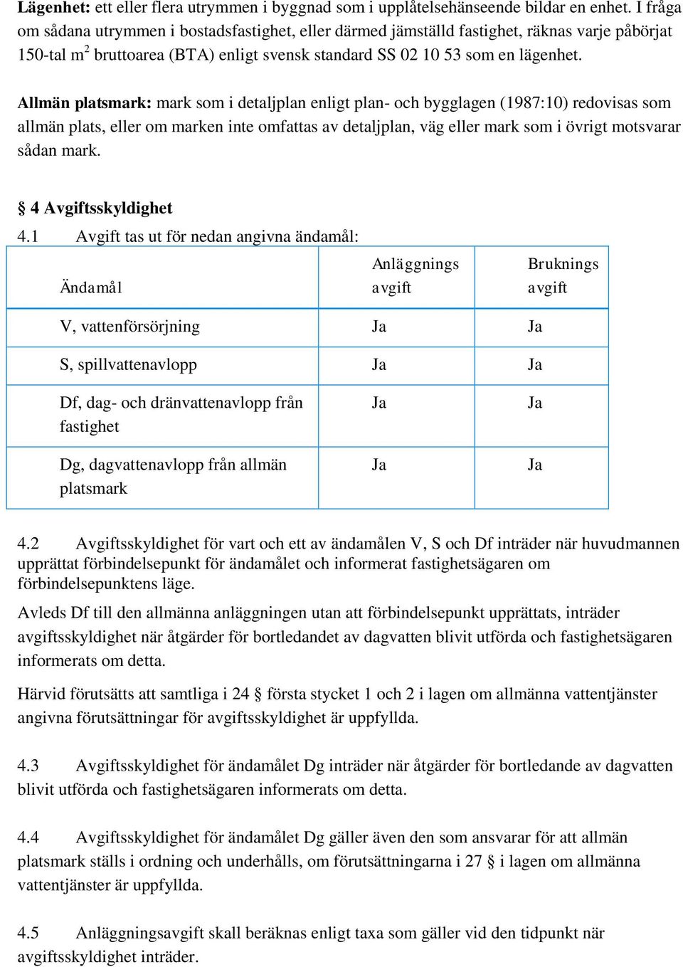 Allmän platsmark: mark som i detaljplan enligt plan- och bygglagen (1987:10) redovisas som allmän plats, eller om marken inte omfattas av detaljplan, väg eller mark som i övrigt motsvarar sådan mark.