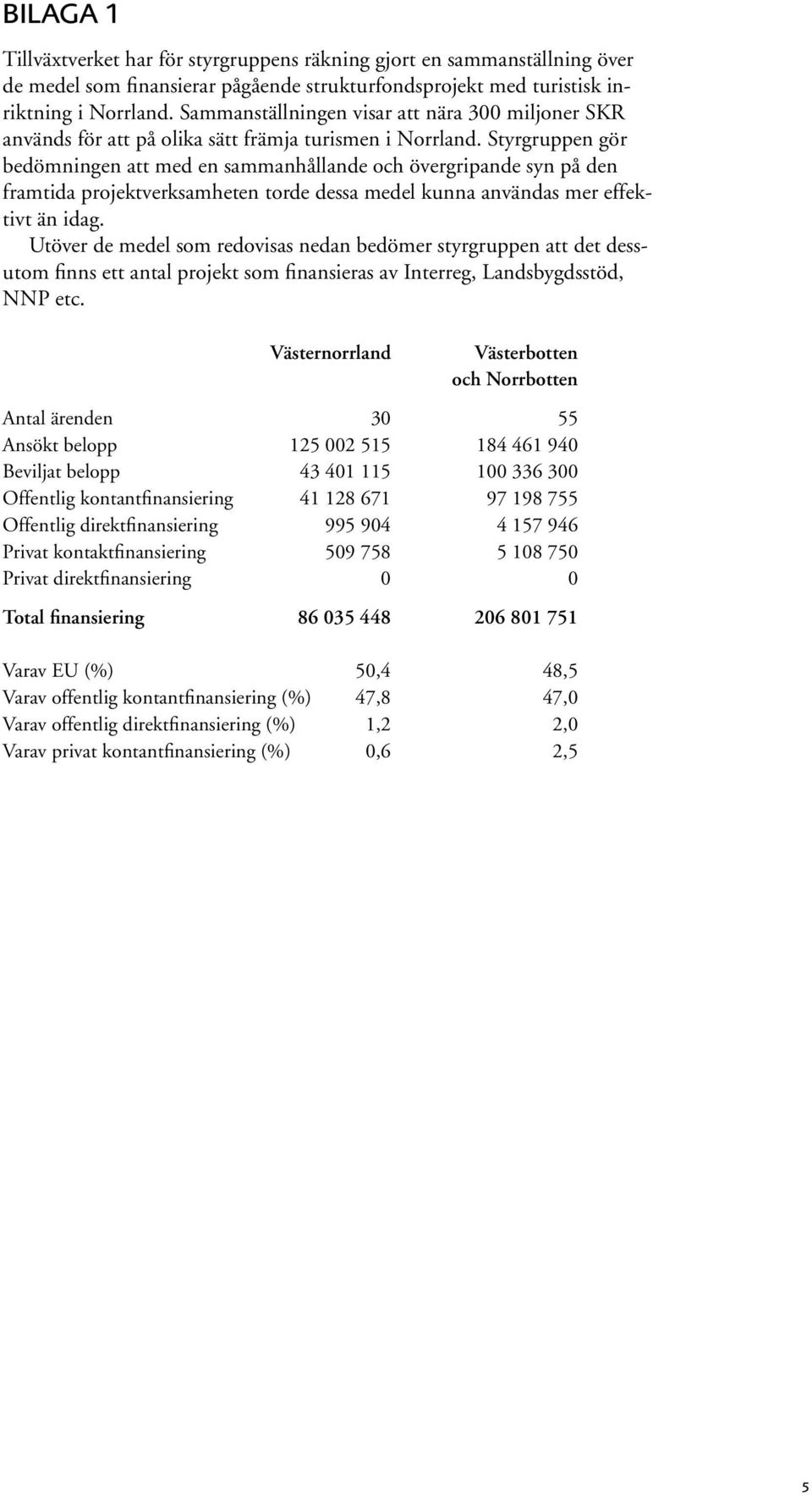 Styrgruppen gör bedömningen att med en sammanhållande och övergripande syn på den framtida projektverksamheten torde dessa medel kunna användas mer effektivt än idag.