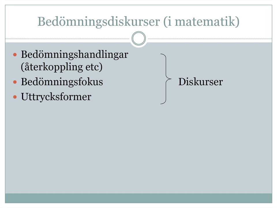 Bedömningshandlingar