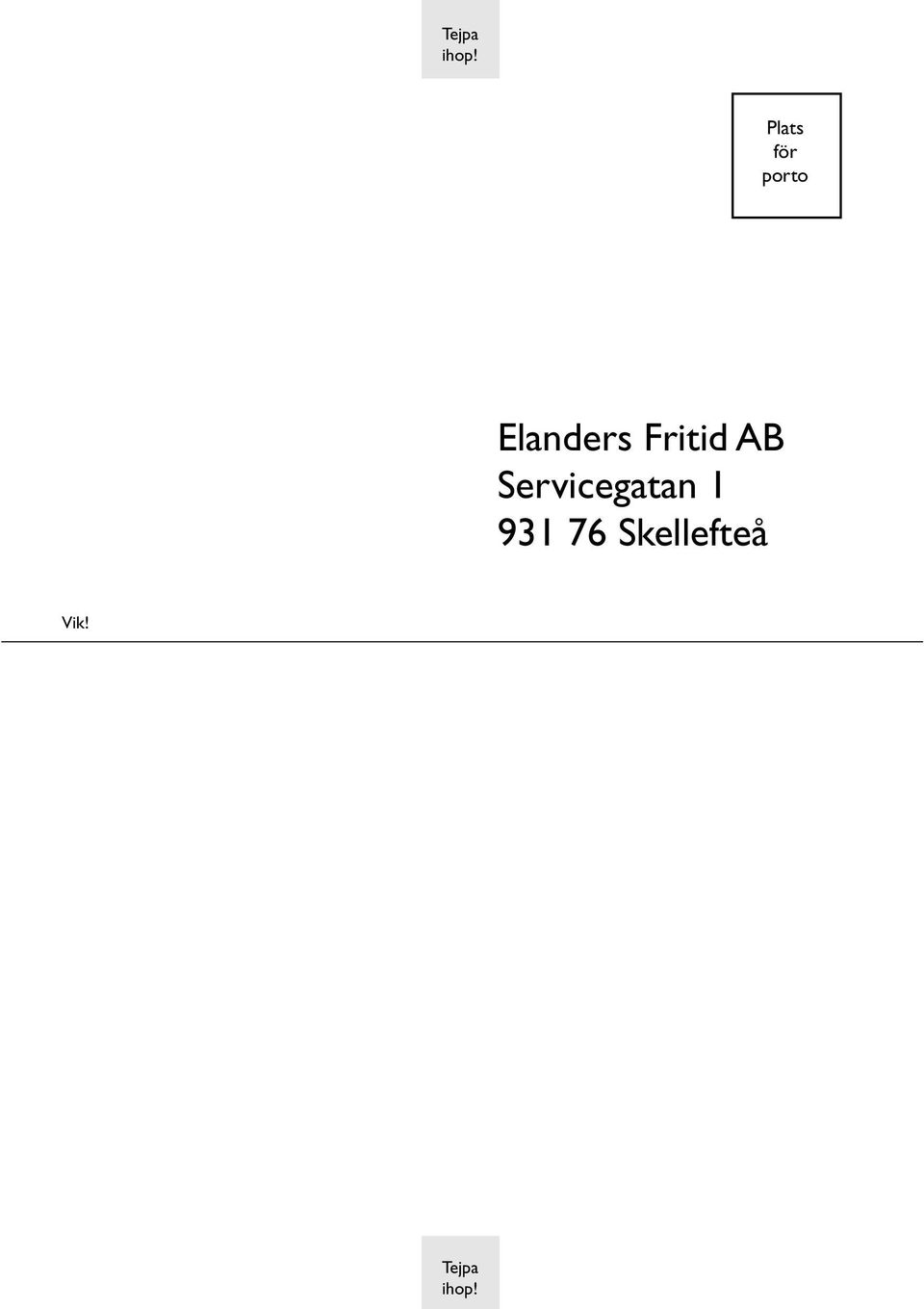 Elanders Fritid AB