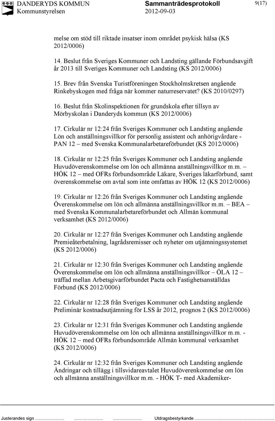 Brev från Svenska Turistföreningen Stockholmskretsen angående Rinkebyskogen med fråga när kommer naturreservatet? (KS 2010/0297) 16.