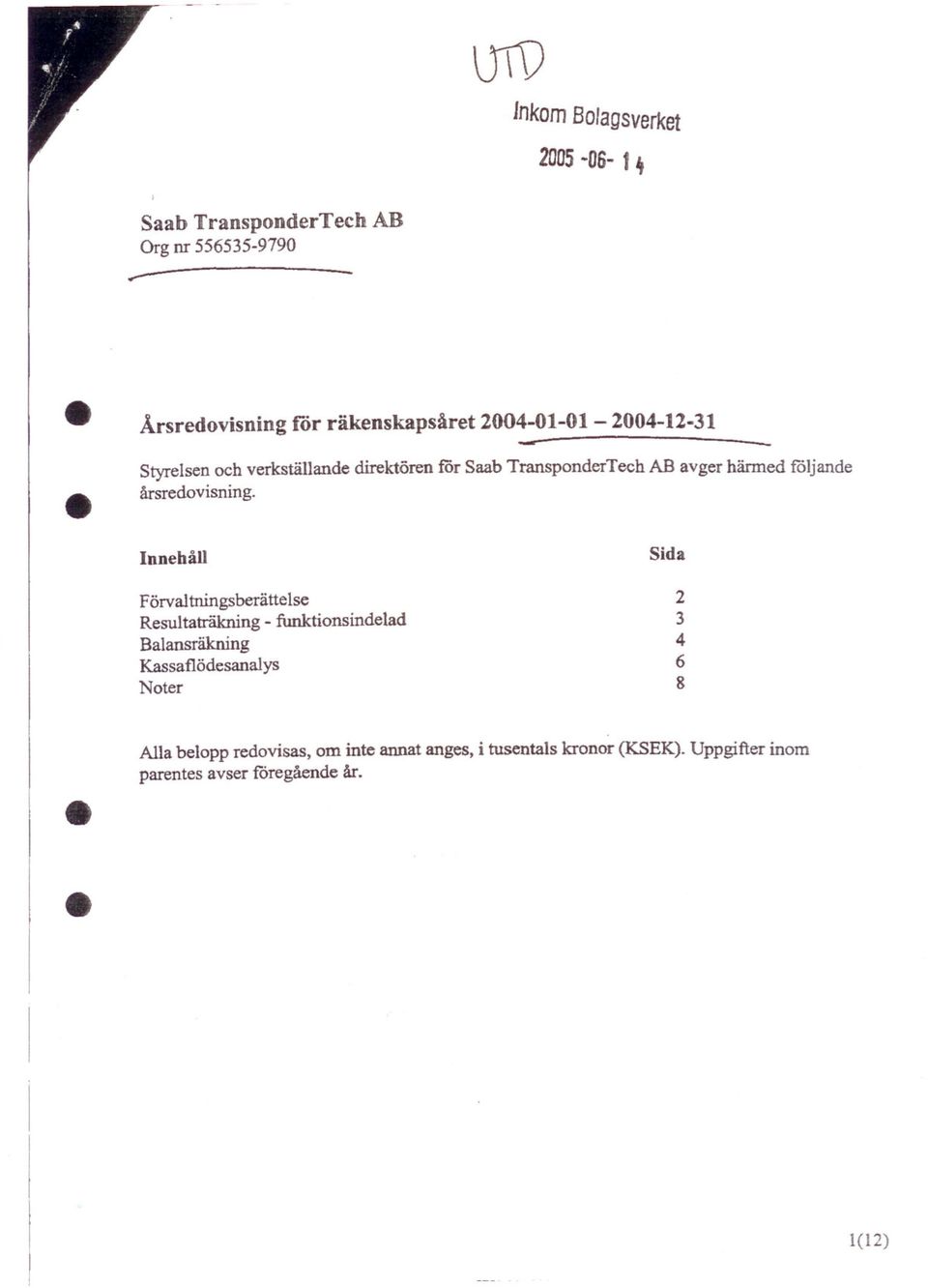 årsredvisning.
