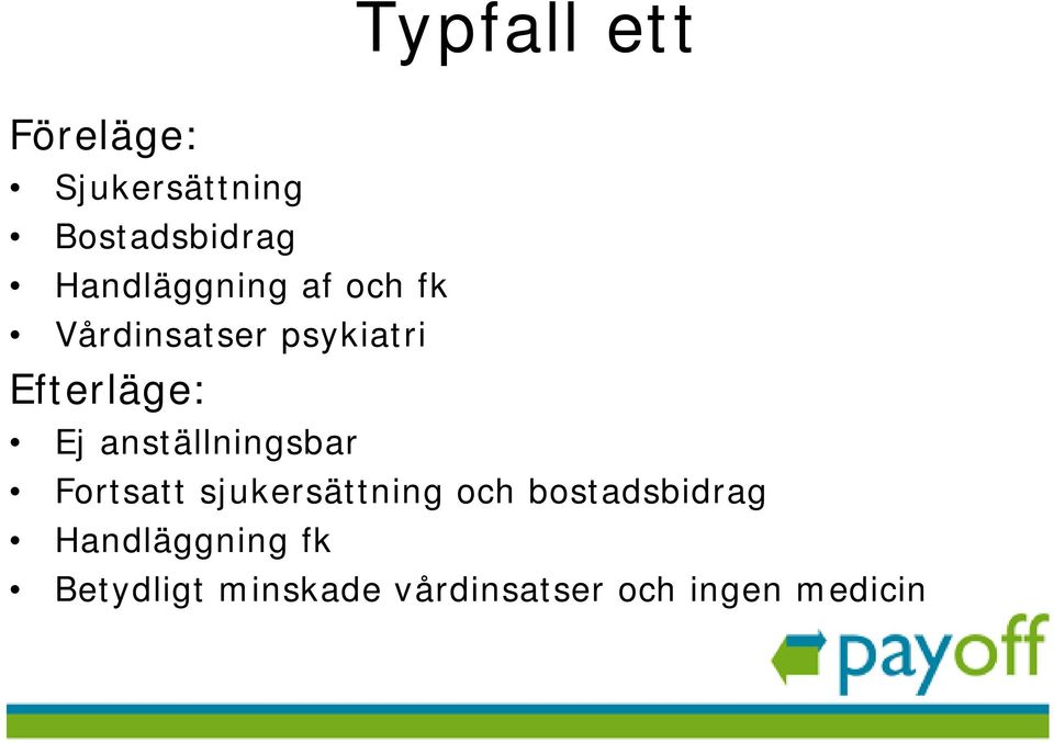 Ej anställningsbar Fortsatt sjukersättning och