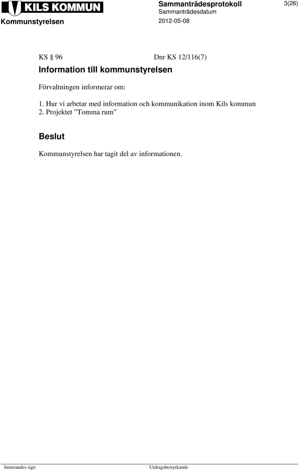 Hur vi arbetar med information och kommunikation inom