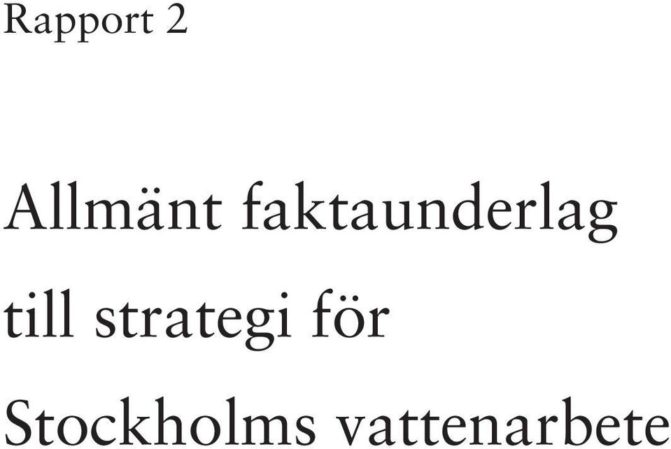 strategi för