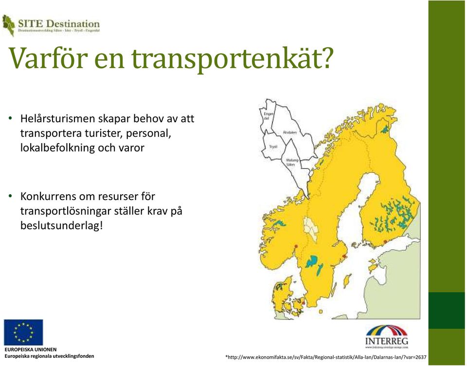 lokalbefolkning och varor Konkurrens om resurser för transportlösningar