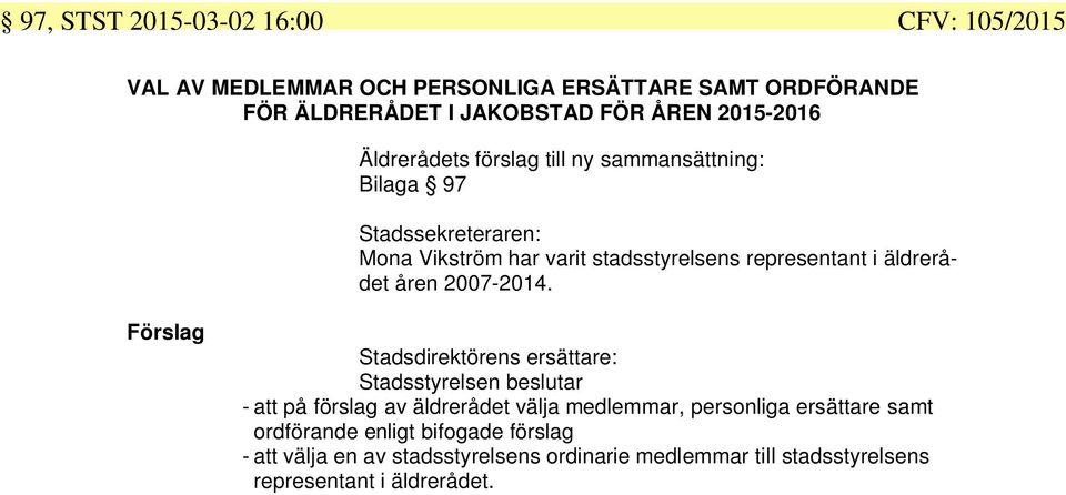 äldrerådet åren 2007-2014.