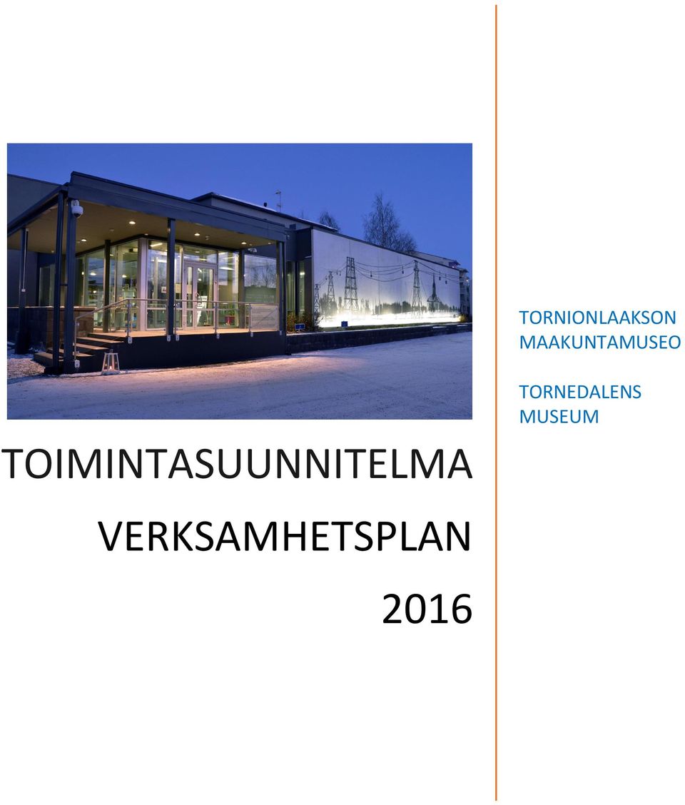 TOIMINTASUUNNITELMA