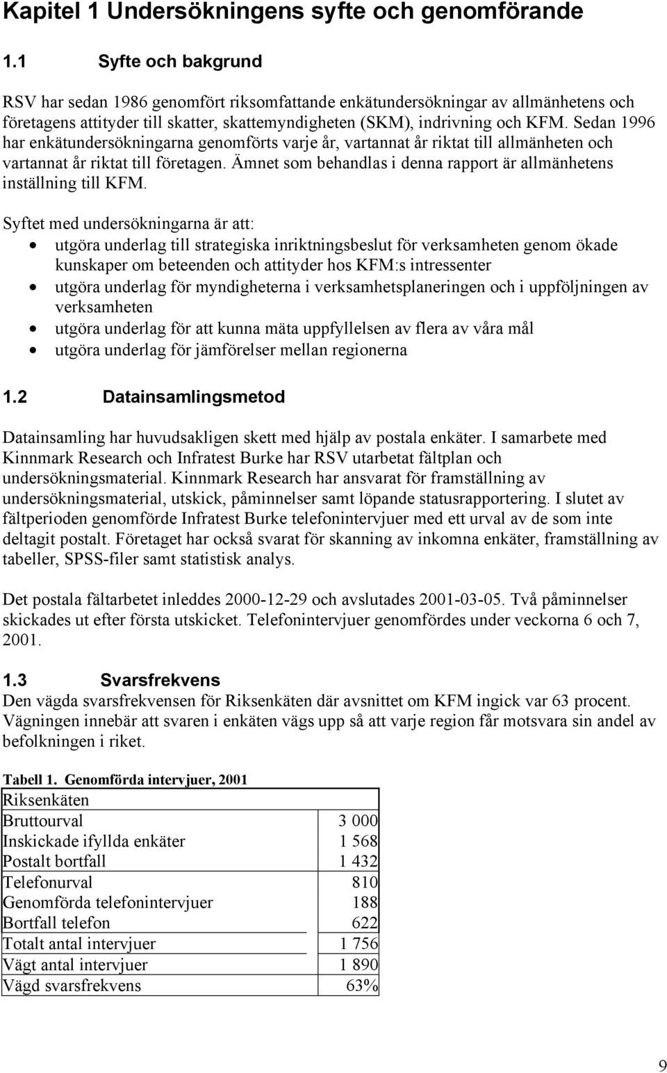 Sedan 1996 har enkätundersökningarna genomförts varje år, vartannat år riktat till allmänheten och vartannat år riktat till företagen.