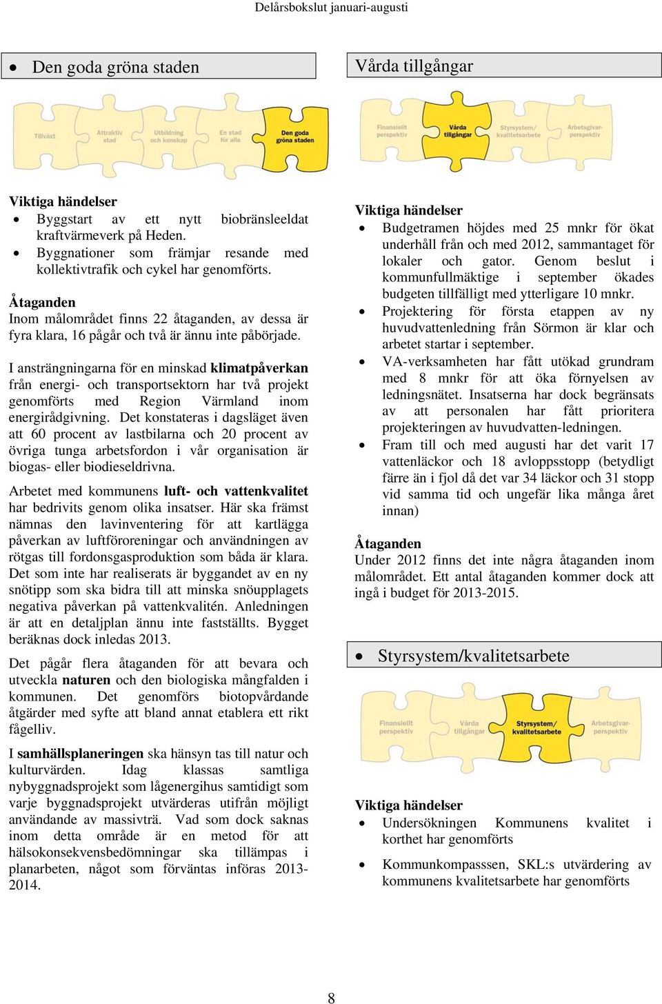 I ansträngningarna för en minskad klimatpåverkan från energi- och transportsektorn har två projekt genomförts med Region Värmland inom energirådgivning.