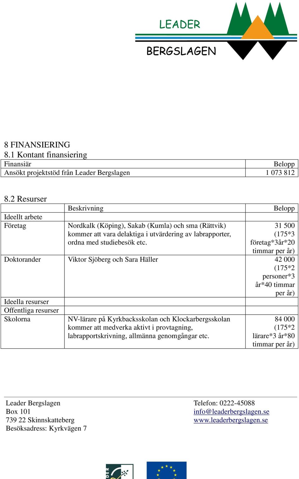 med studiebesök etc.