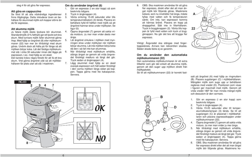 INSTRUKTIONSBOK FÖR: GAGGIA EVOLUTION - PDF Free Download