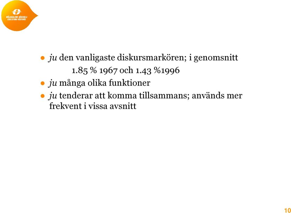 43 %1996 ju många olika funktioner ju