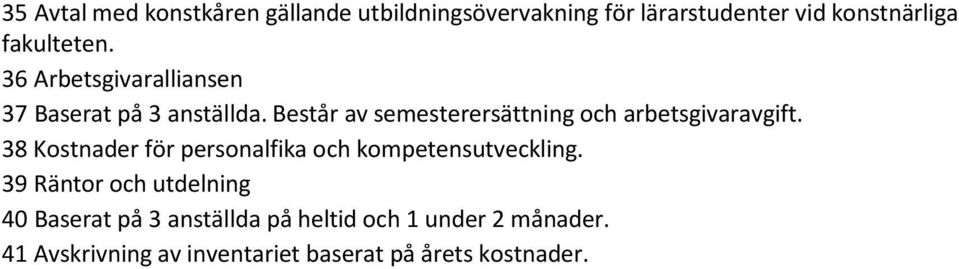 Består av semesterersättning och arbetsgivaravgift.