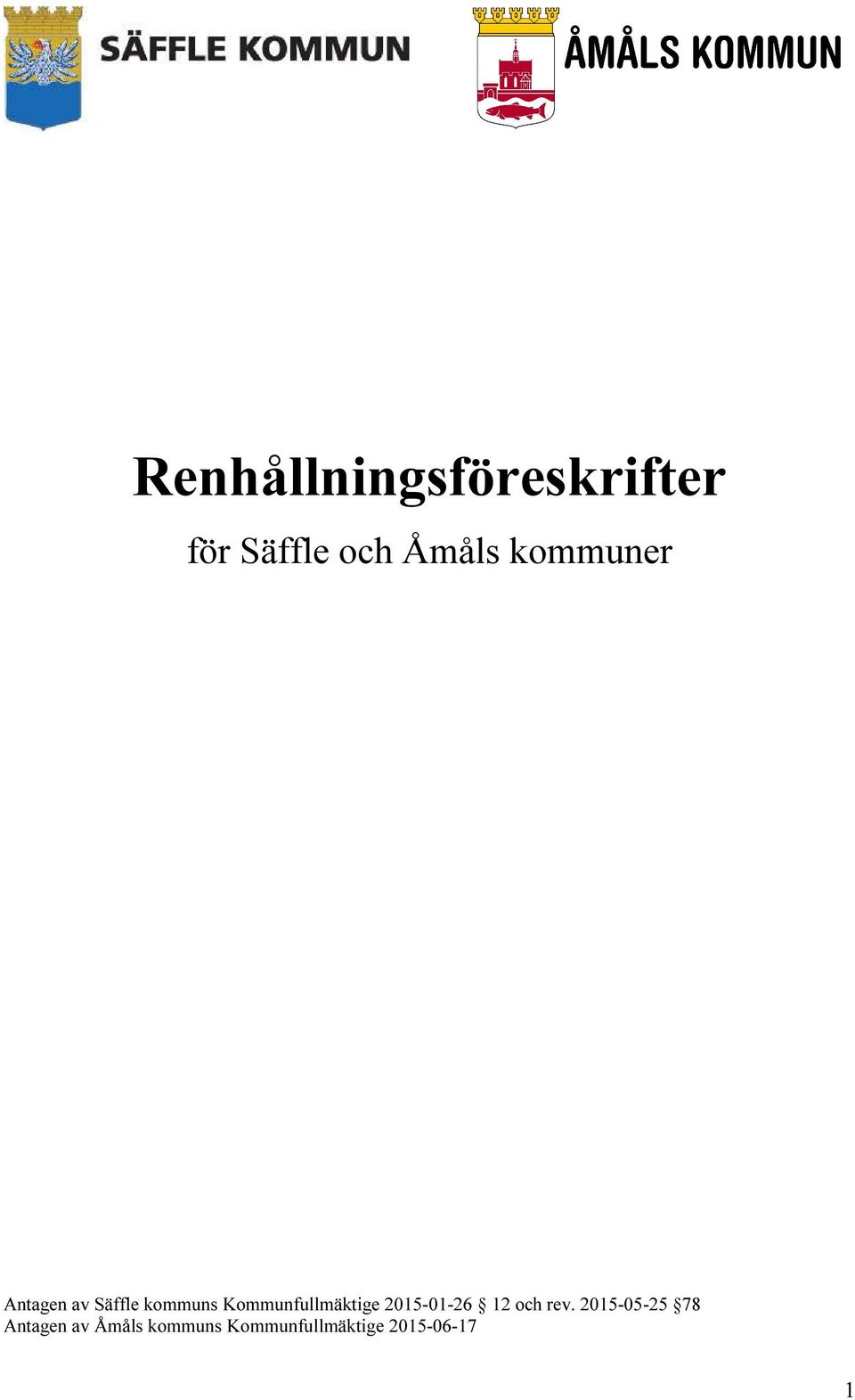 Kommunfullmäktige 2015-01-26 12 och rev.