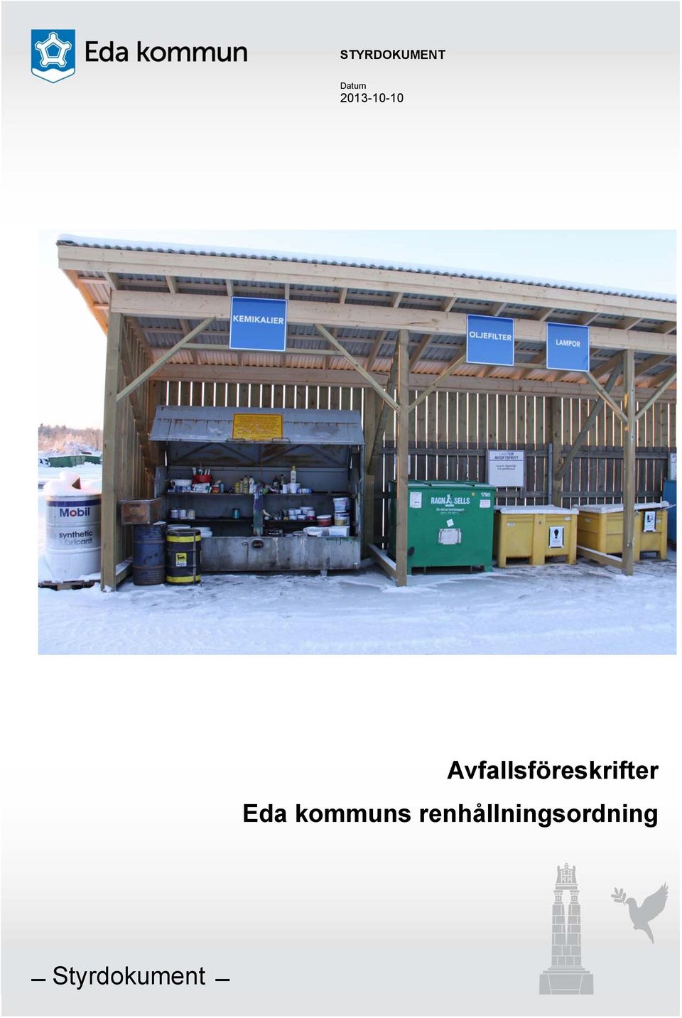 Avfallsföreskrifter Eda