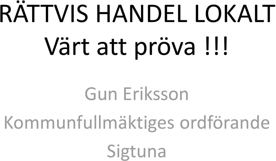 !! Gun Eriksson