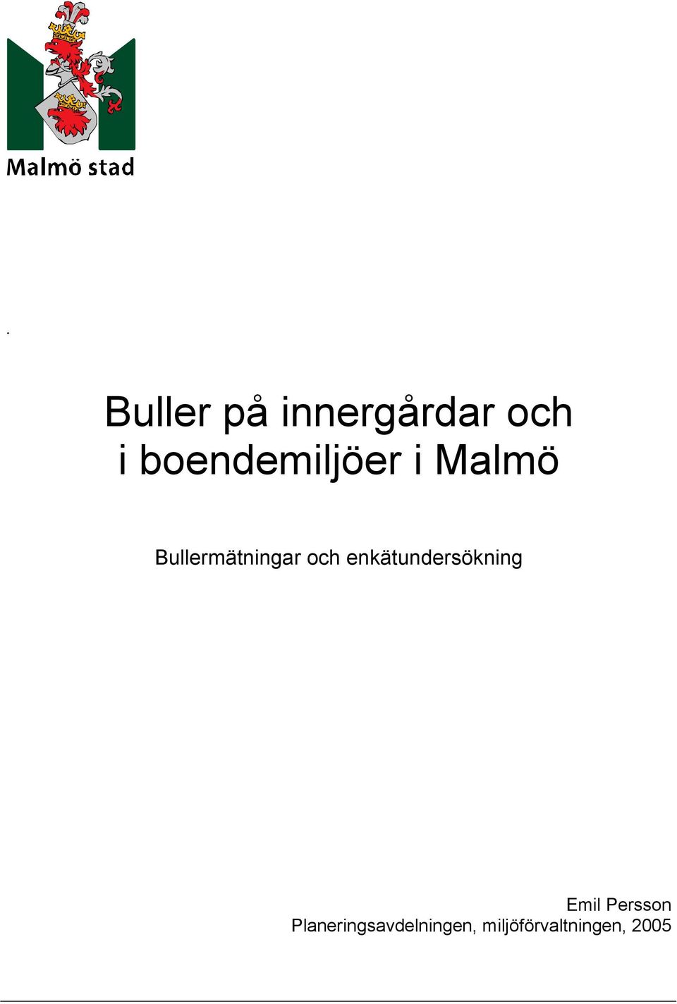och enkätundersökning Emil Persson