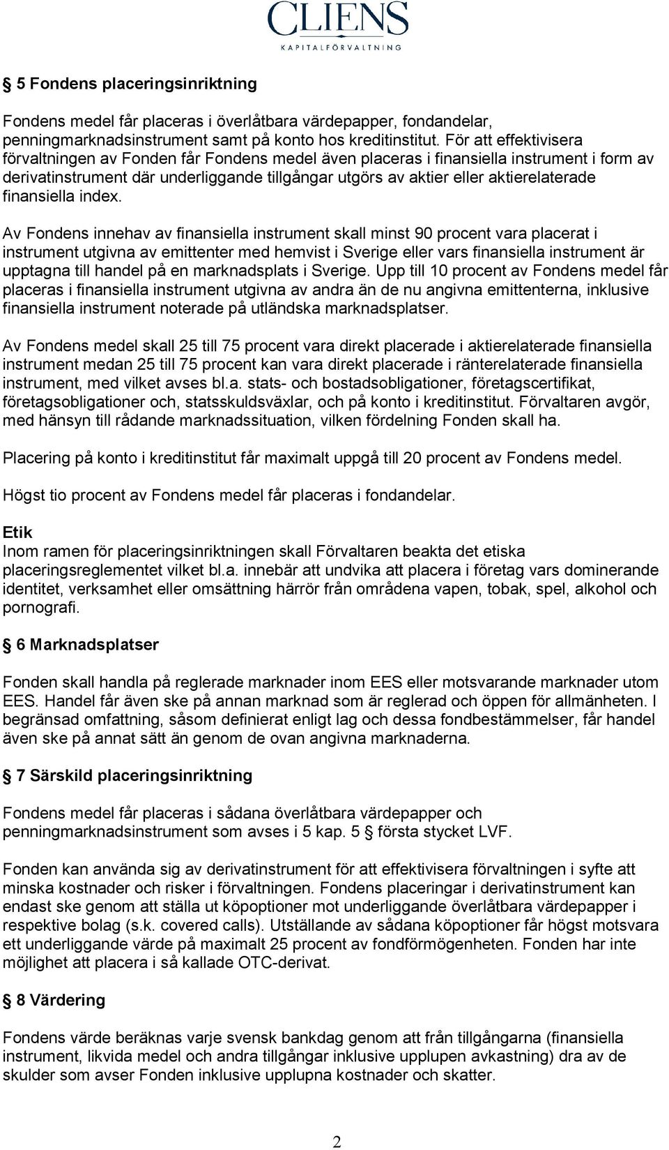 finansiella index.