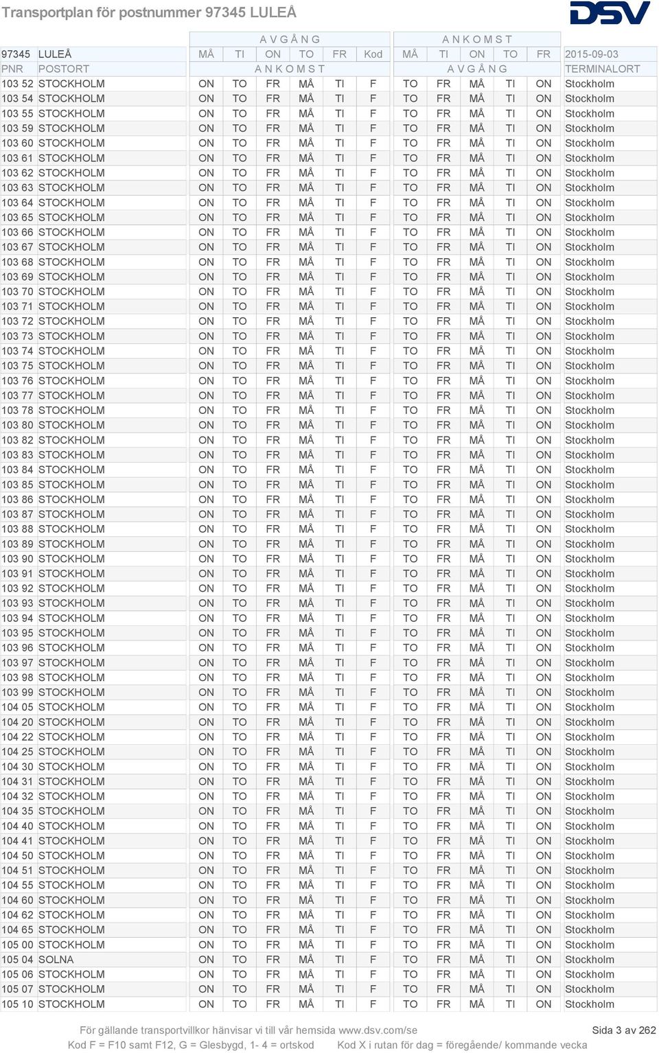 ON Stockholm 103 63 STOCKHOLM ON TO FR MÅ TI F TO FR MÅ TI ON Stockholm 103 64 STOCKHOLM ON TO FR MÅ TI F TO FR MÅ TI ON Stockholm 103 65 STOCKHOLM ON TO FR MÅ TI F TO FR MÅ TI ON Stockholm 103 66