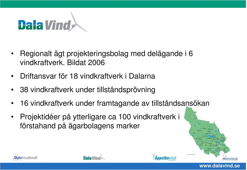 under tillståndsprövning 16 vindkraftverk under framtagande av