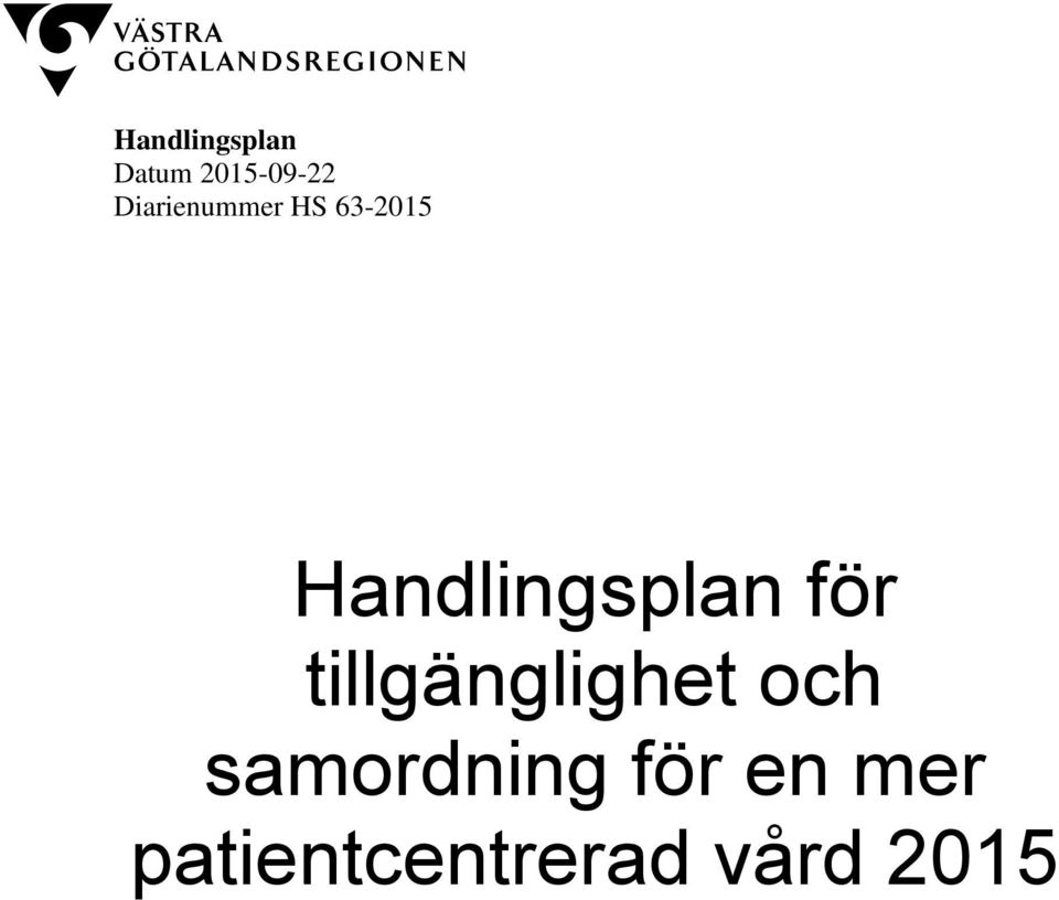 Handlingsplan för tillgänglighet