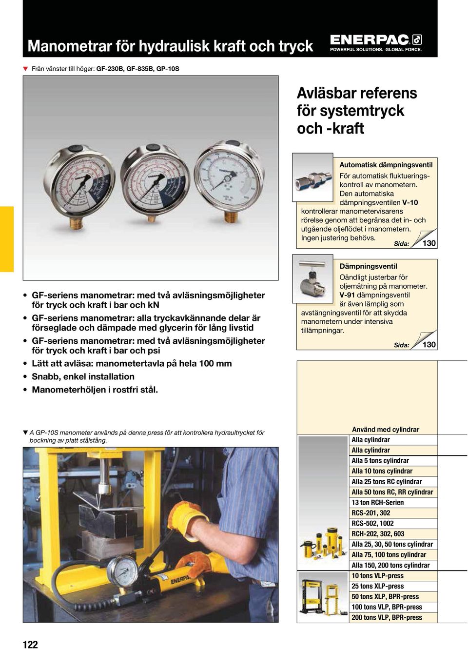 förseglade och dämpade med glycerin för lång livstid för tryck och kraft i bar och psi Oändligt justerbar för oljemätning på manometer.