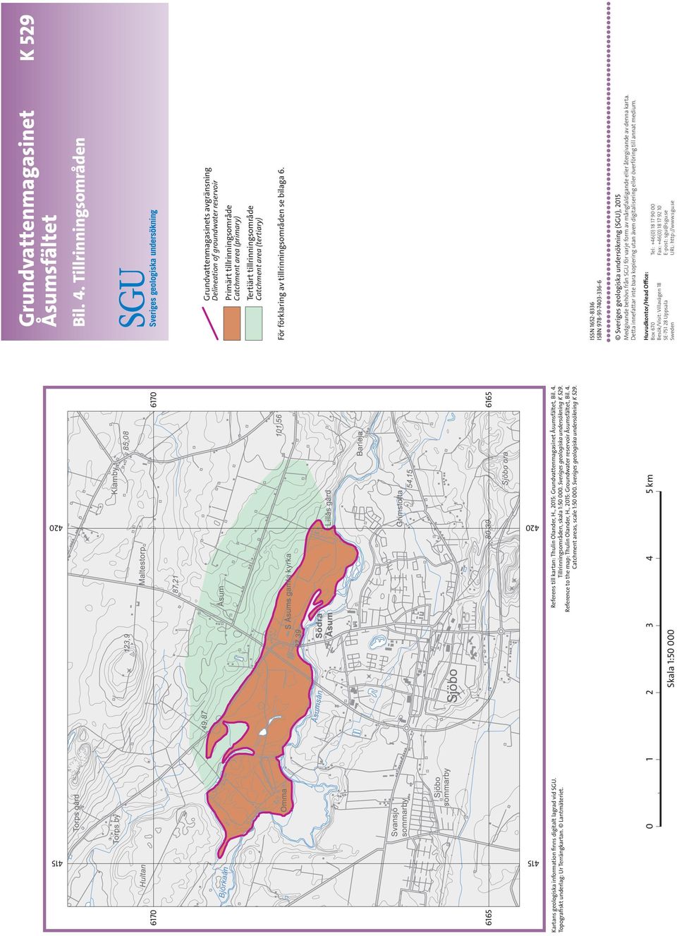 , 2015: Groundwater reservoir Åsumsfältet, Bil. 4.